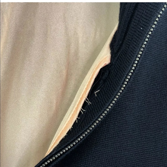 Dallas Mavericks Black Zip Sweater Vest Mens L - Picture 7 of 7